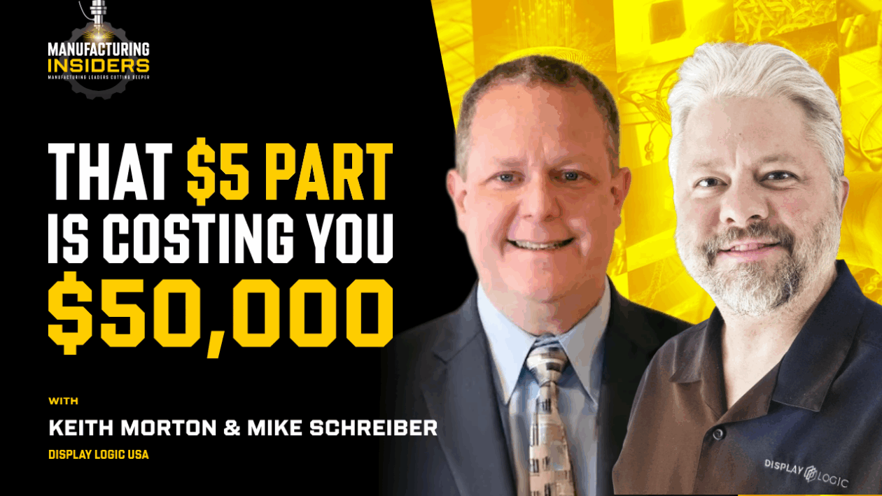 that five dollar part is costing you fifty thousand dollars