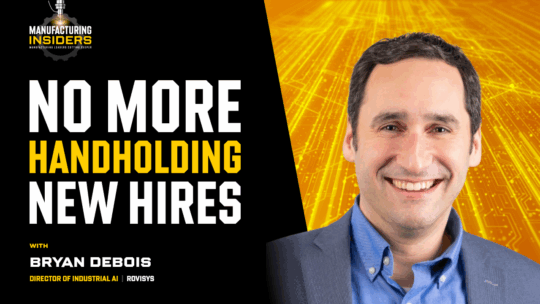 Will AI take Manufacturing Jobs or Add Value? | Bryan Debois – RoviSys